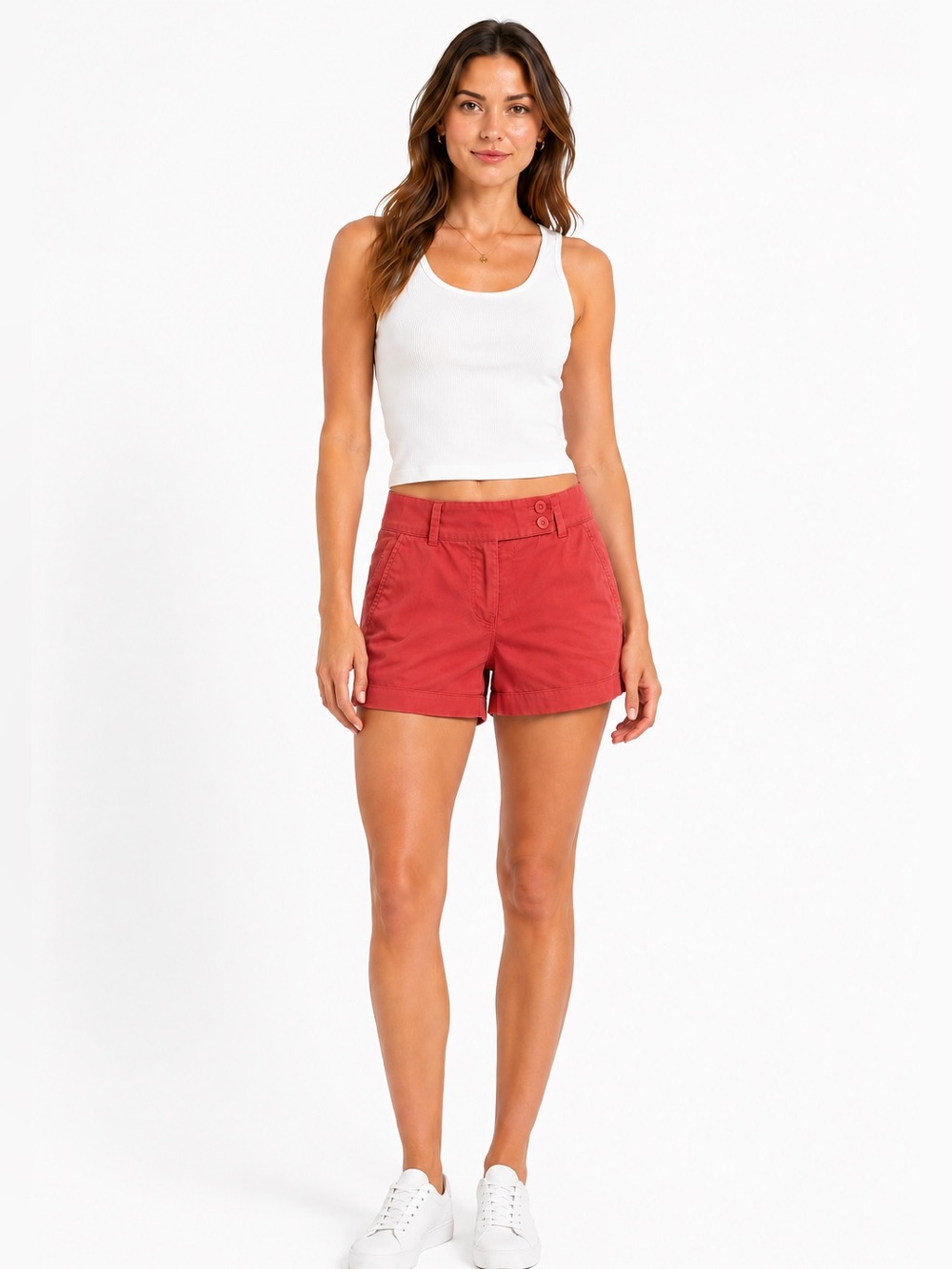 Vineyard Vines Bright women Coral shorts sz 2 .